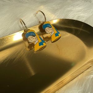 Cartoon trendy cute Earringss